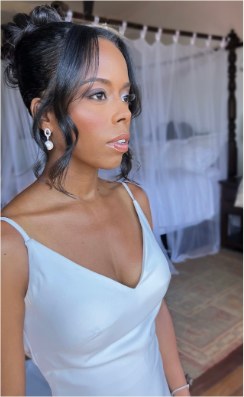 Bridal makeup by Danielle Amorr