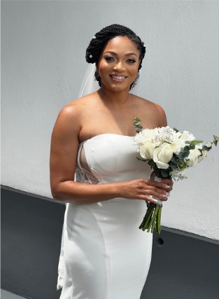 Bridal makeup by Danielle Amorr