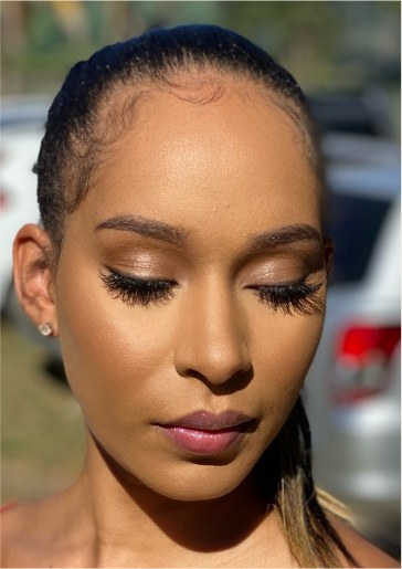 Glam makeup by Danielle Amorr