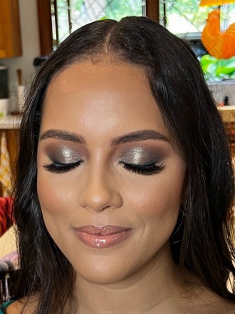 Glam makeup by Danielle Amorr