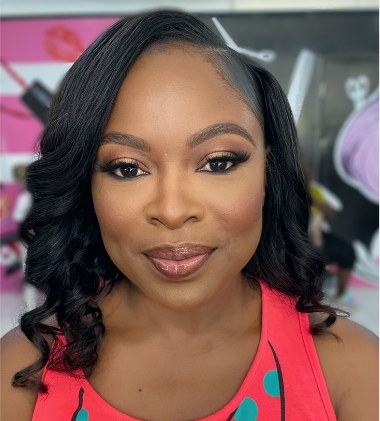 Glam makeup by Danielle Amorr
