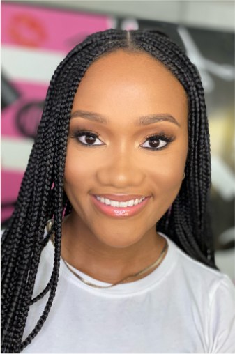 Glam makeup by Danielle Amorr