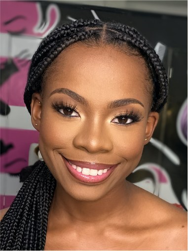 Glam makeup by Danielle Amorr
