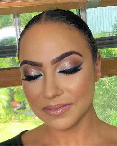 Glam makeup by Danielle Amorr