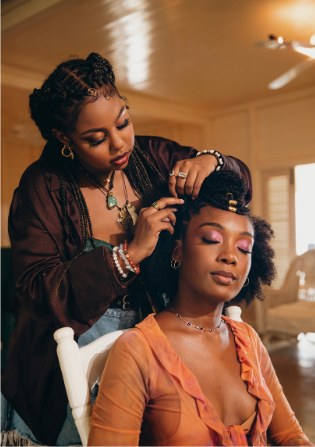 Photoshoot makeup by Danielle Amorr